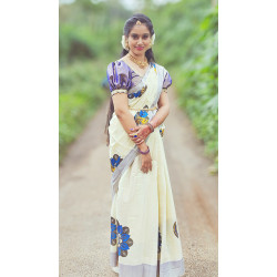 SAREE  5X5 TIS SA CLR BDR MURAL