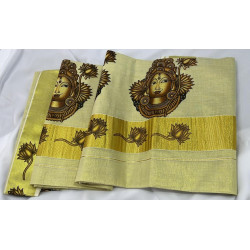  SAREES 3X3 TISSUE MURAL